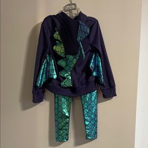 🐉 Sparkling Kids Dragon Costume Halloween toddler 3-4